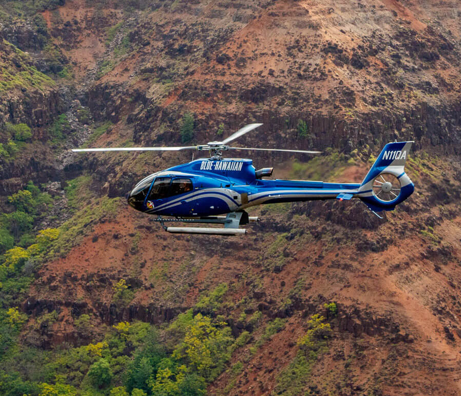 Blue-hawaiian-Helicopter Tour from Princeville