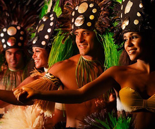 Kauai luau performance